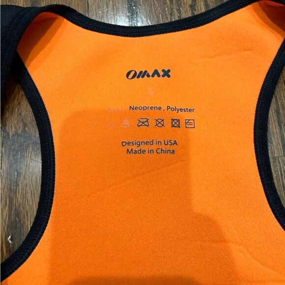 Black & Orange Waist Trainer Training Shaper Body Fat Burner - Picture 4 of 5